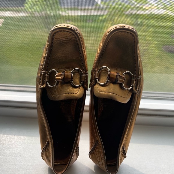 Gucci loafers size 8 - metallic bronze - Picture 4 of 4